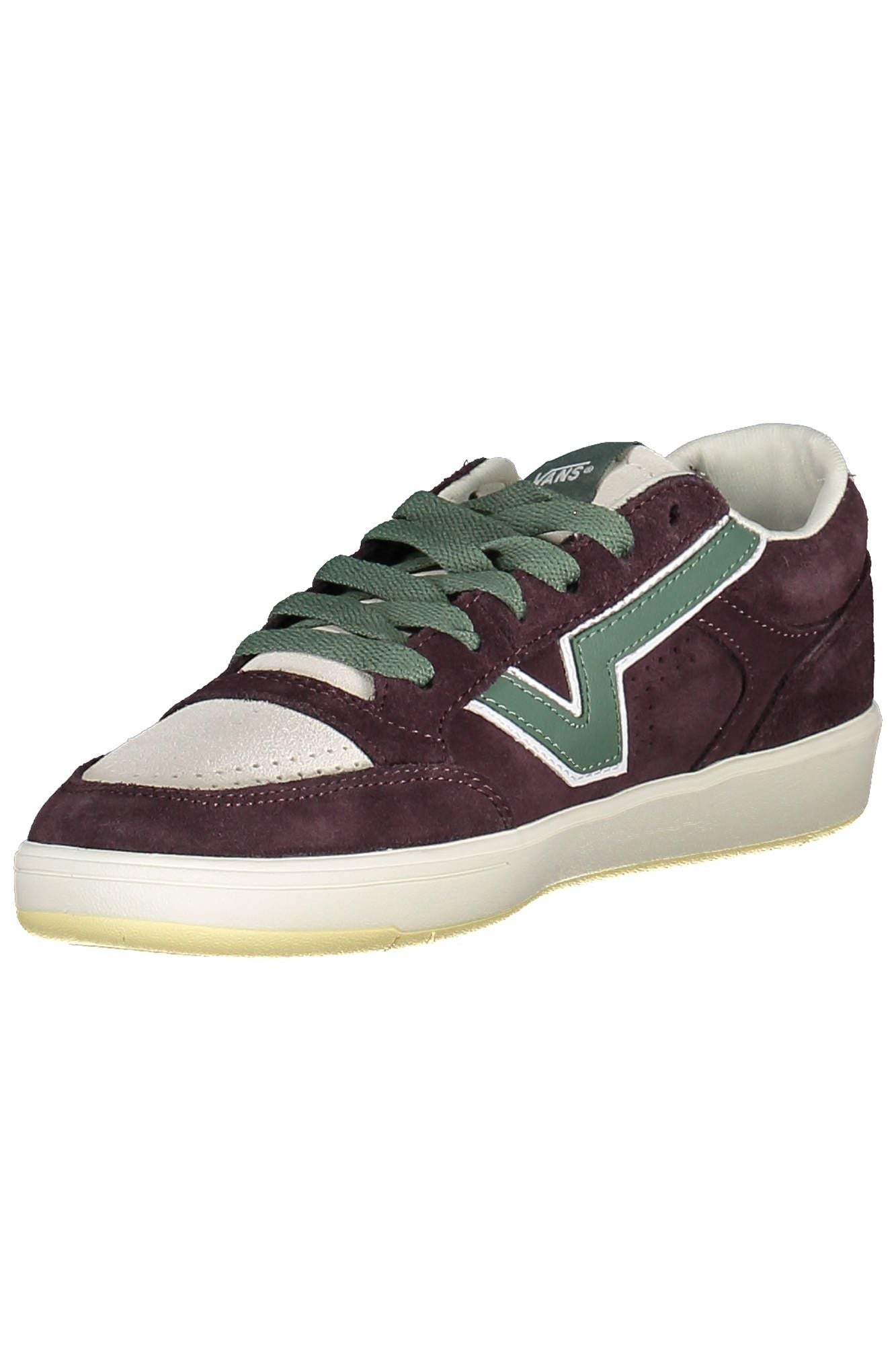Фіолетові шкіряні чоловічі кросівки Vans