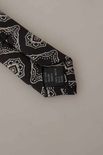 Елегантний шовковий геометричний метелик Dolce &amp; Gabbana
