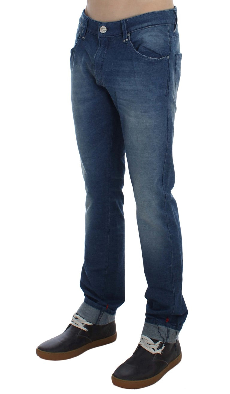 Acht Slim Fit Blue Wash Італійський денім