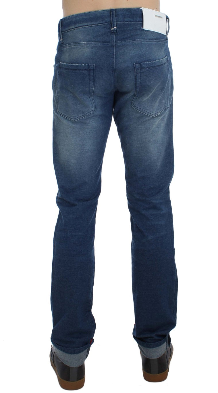 Acht Slim Fit Blue Wash Італійський денім