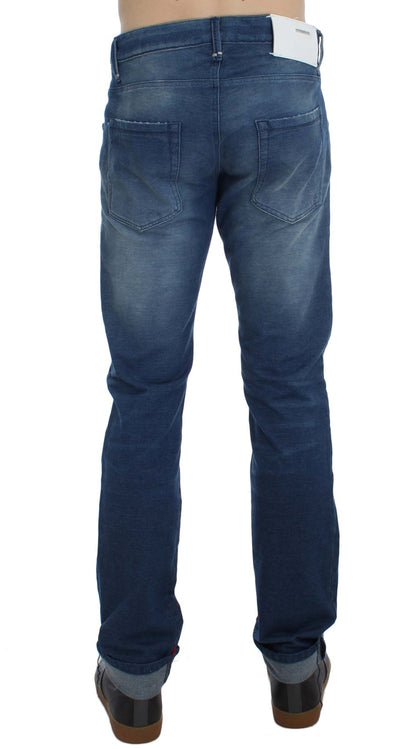 Acht Slim Fit Blue Wash Італійський денім