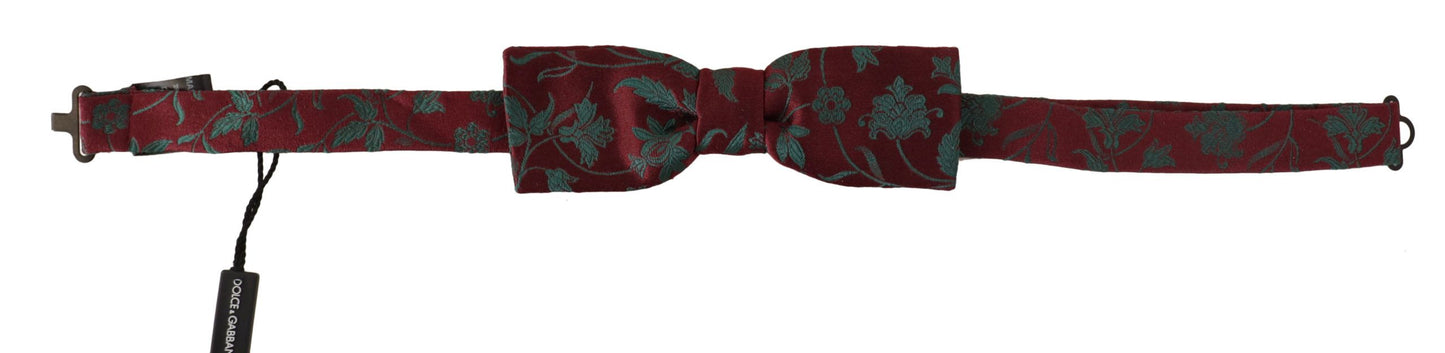 Елегантний темно-бордовий метелик із візерунком Dolce &amp; Gabbana