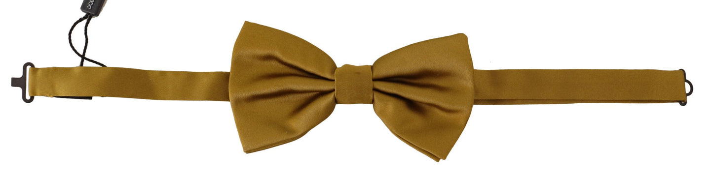Елегантний гірчичний шовковий метелик Dolce &amp; Gabbana