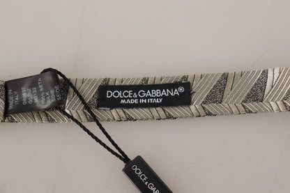 Елегантний шовковий сірий метелик Dolce &amp; Gabbana