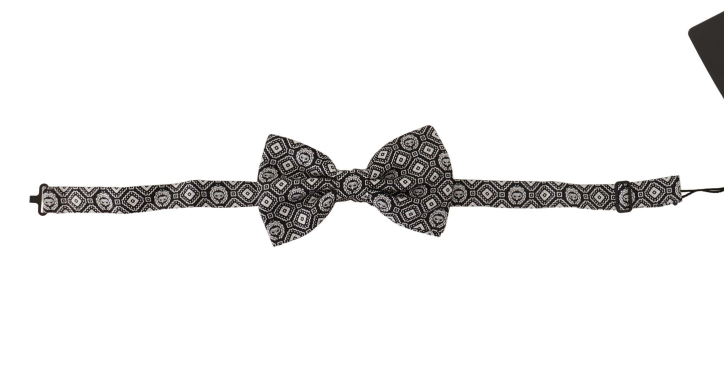 Елегантний шовковий чорний метелик Dolce &amp; Gabbana