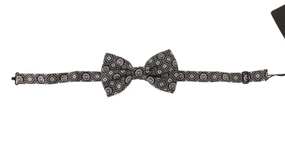 Елегантний шовковий чорний метелик Dolce &amp; Gabbana