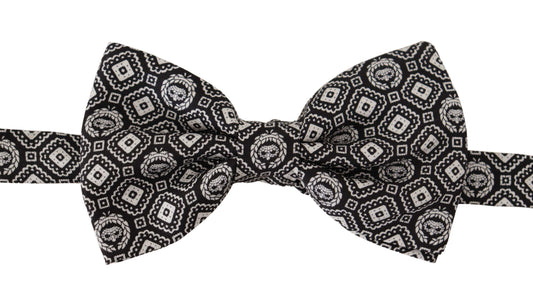 Елегантний шовковий чорний метелик Dolce &amp; Gabbana