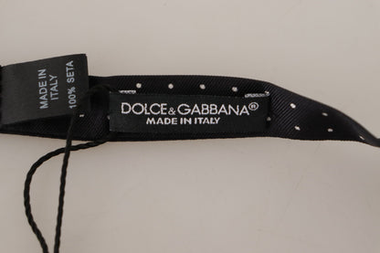 Елегантний шовковий метелик у чорний горошок Dolce &amp; Gabbana