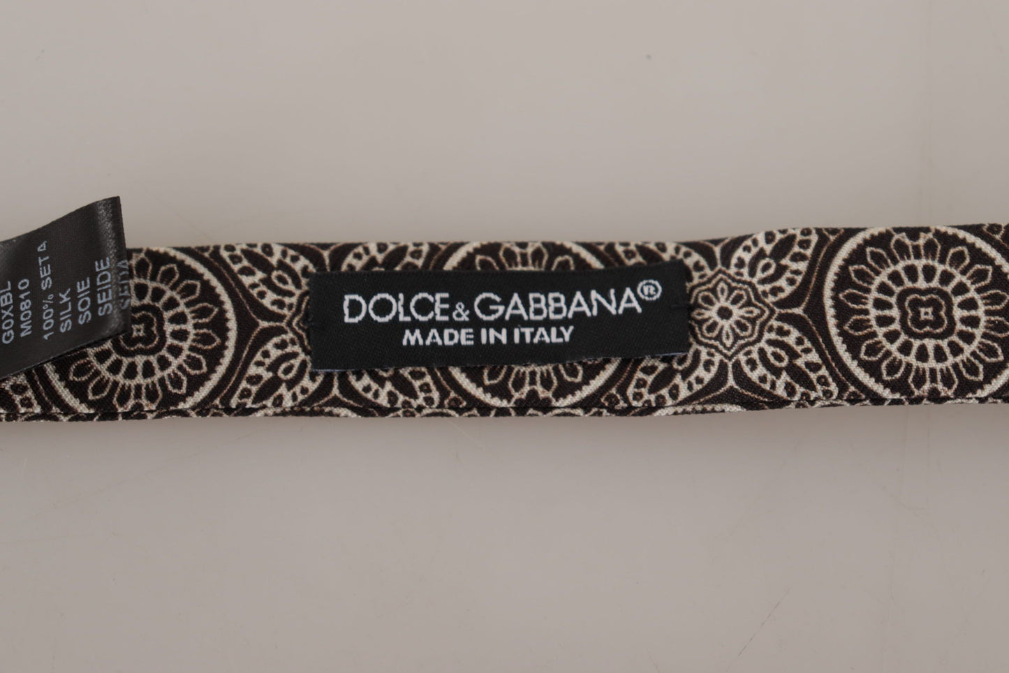 Елегантний шовковий чорно-білий метелик Dolce &amp; Gabbana