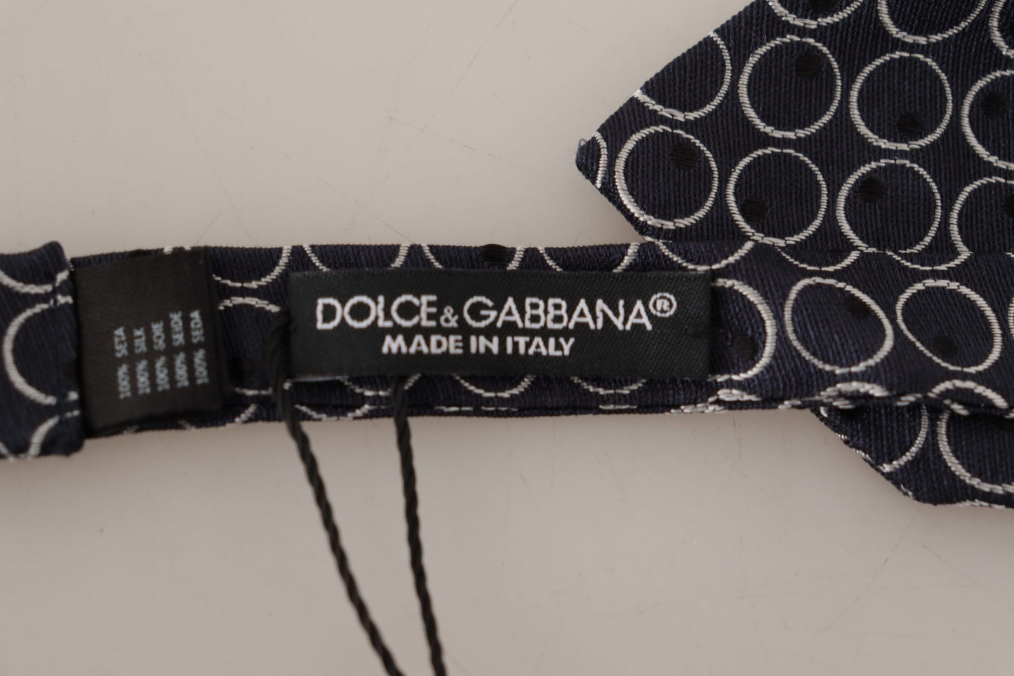 Елегантний чорно-білий шовковий метелик Dolce &amp; Gabbana