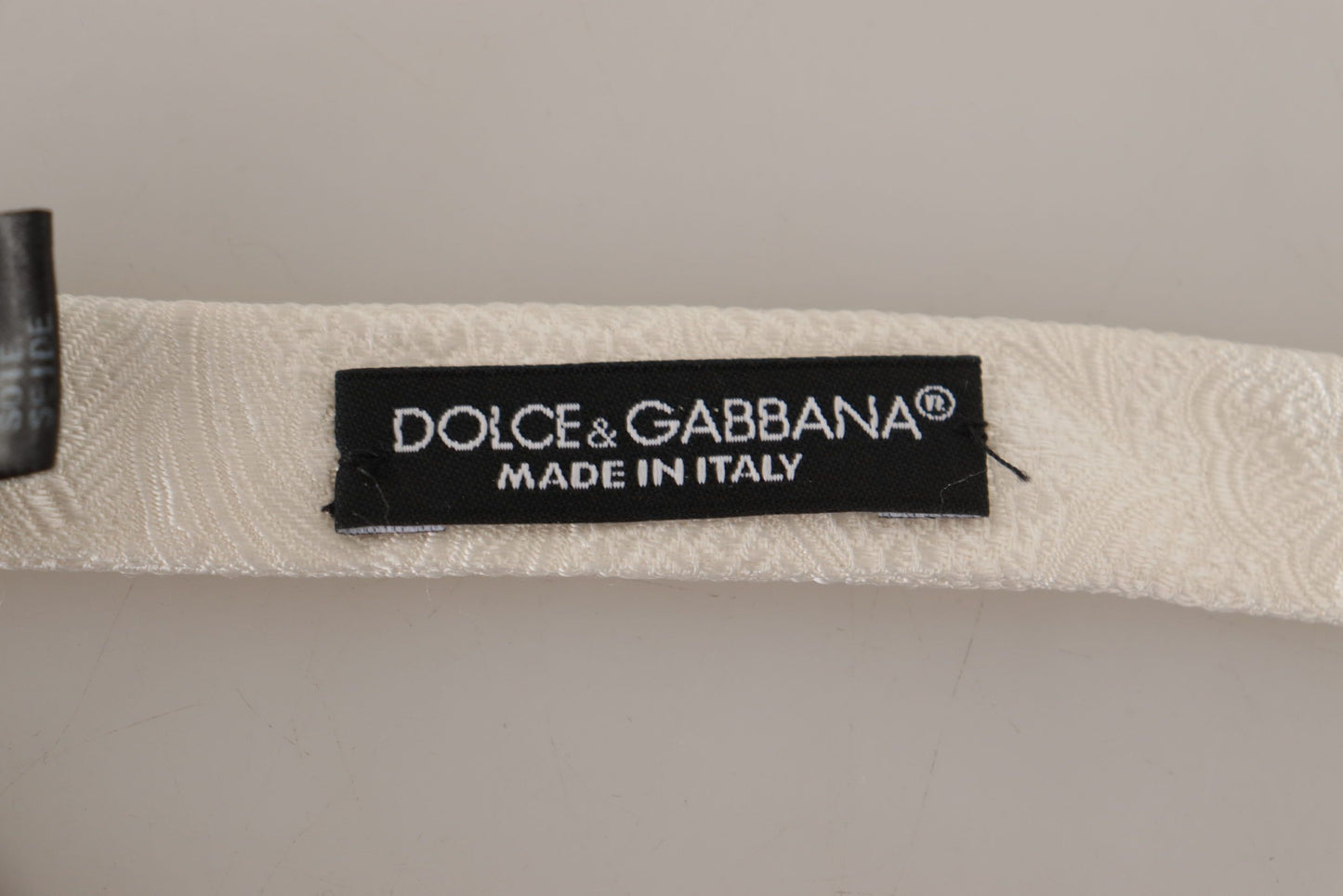 Елегантний білий шовковий метелик Dolce &amp; Gabbana