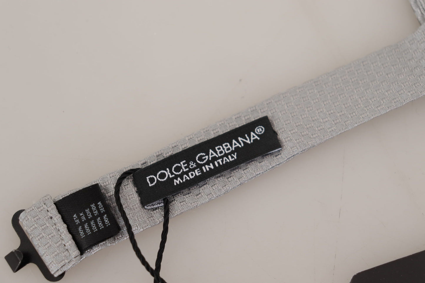 Шикарний сірий шовковий метелик Dolce &amp; Gabbana