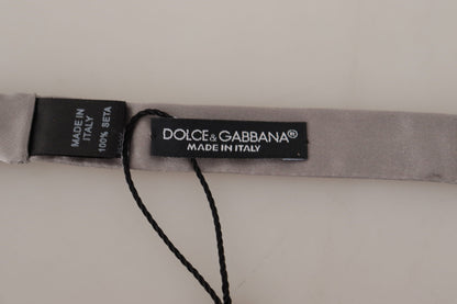 Елегантний сріблястий шовковий метелик Dolce &amp; Gabbana для вишуканого вечора