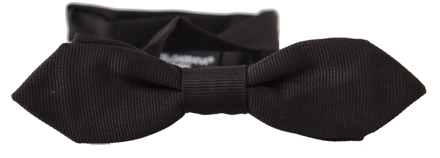 Елегантний чорний шовковий метелик Dolce &amp; Gabbana