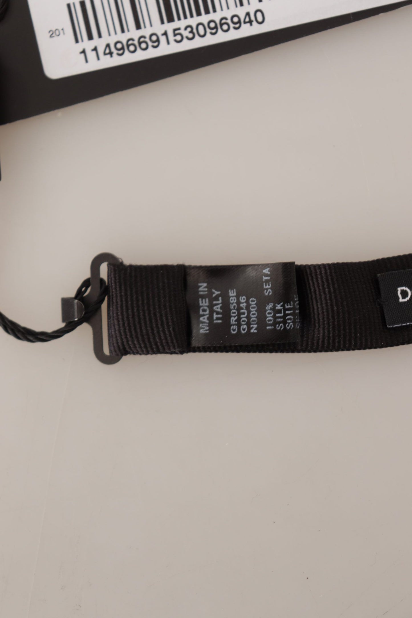 Елегантний чорний шовковий метелик Dolce &amp; Gabbana