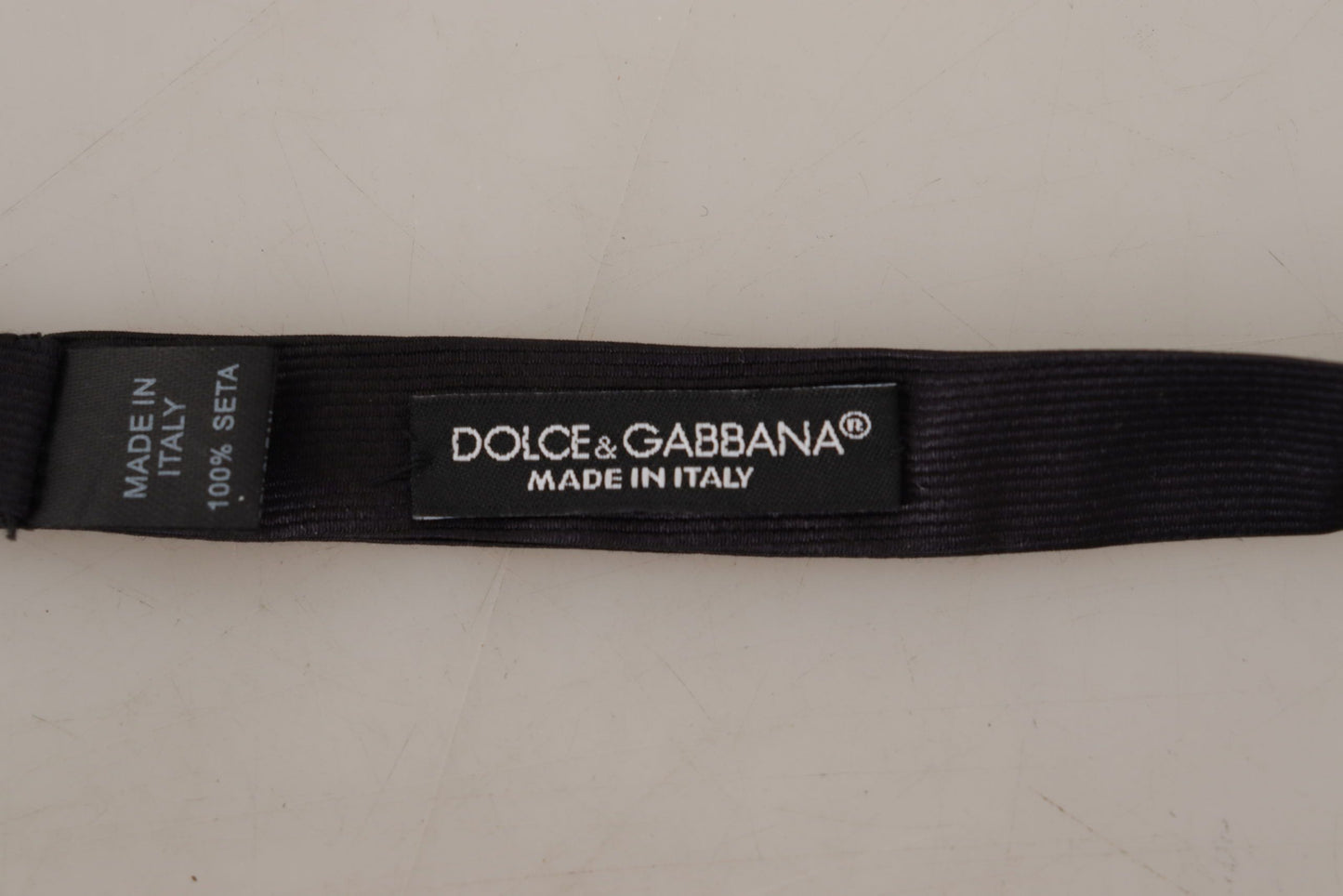 Елегантний шовковий чорний метелик Dolce &amp; Gabbana