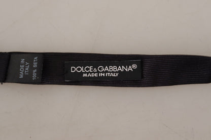 Елегантний шовковий чорний метелик Dolce &amp; Gabbana