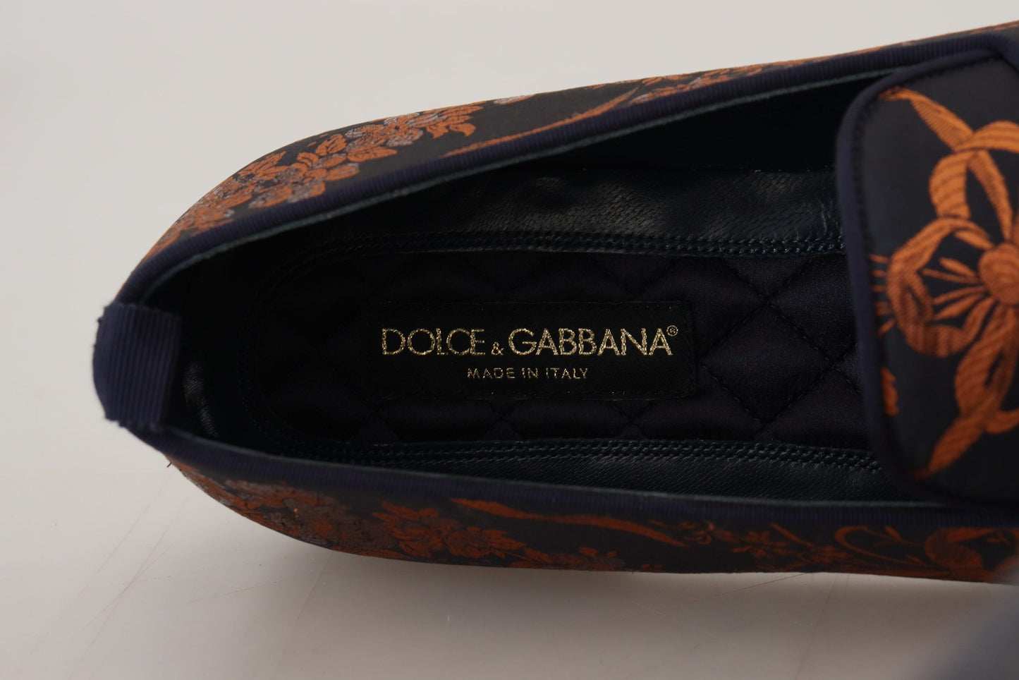 Елегантні лофери Dolce &amp; Gabbana з квітковим принтом