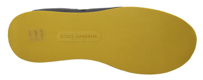 Багатобарвні низькі кросівки Dolce &amp; Gabbana зі суміші шкіри