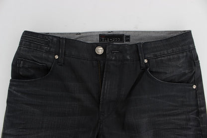 Італійські чоловічі джинси Acht Sleek Grey Slim Fit