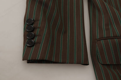 Двобортний піджак Dolce &amp; Gabbana в багатоколірну смужку