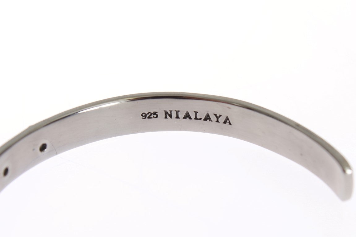 Шикарний браслет Nialaya Silver CZ для неї