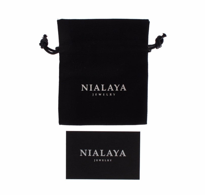 Шикарний браслет Nialaya Silver CZ для неї