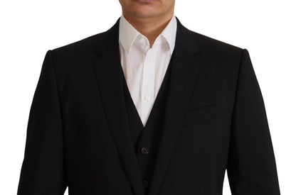 Елегантний чорний блейзер і жилет Dolce &amp; Gabbana