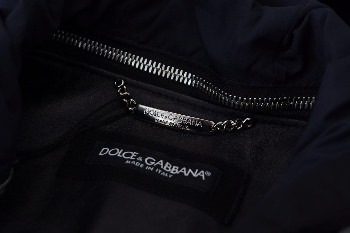 Елегантний чорний бомбер Dolce &amp; Gabbana