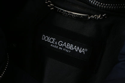 Елегантний чорний бомбер Dolce &amp; Gabbana