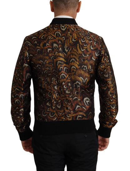 Елегантний коричневий блузон Dolce &amp; Gabbana