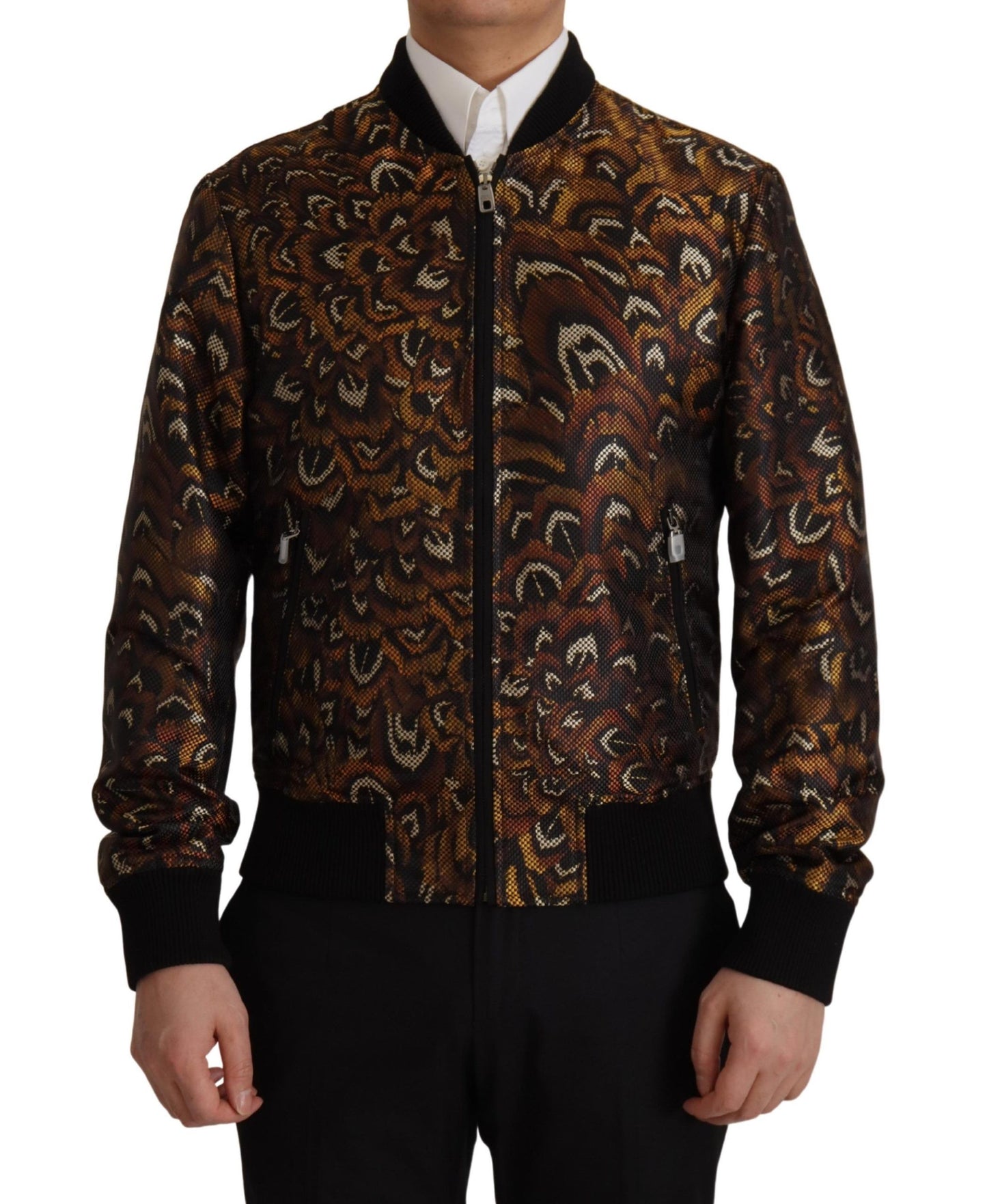 Елегантний коричневий блузон Dolce &amp; Gabbana