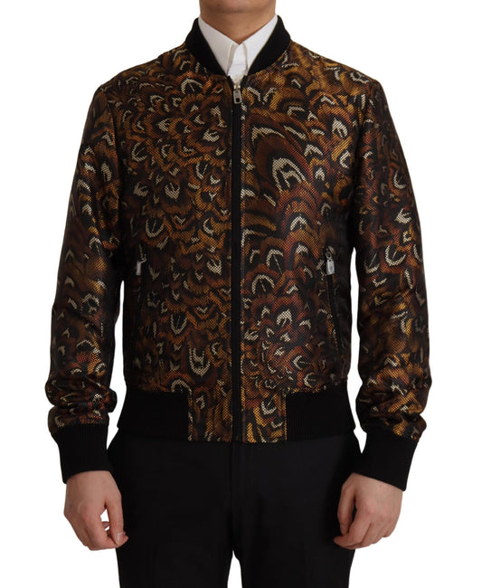 Елегантний коричневий блузон Dolce &amp; Gabbana