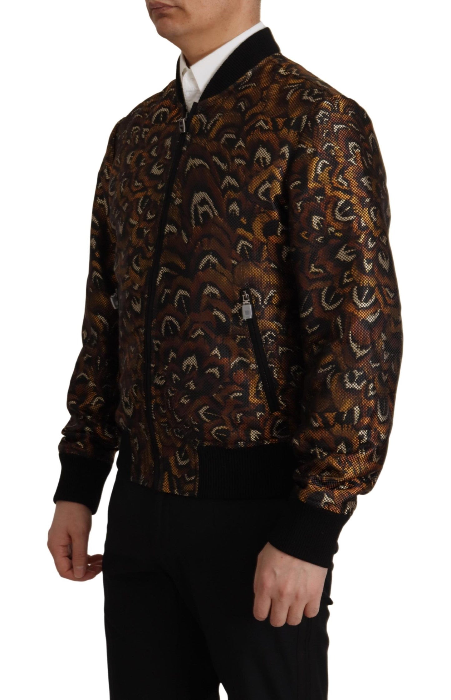Елегантний коричневий блузон Dolce &amp; Gabbana