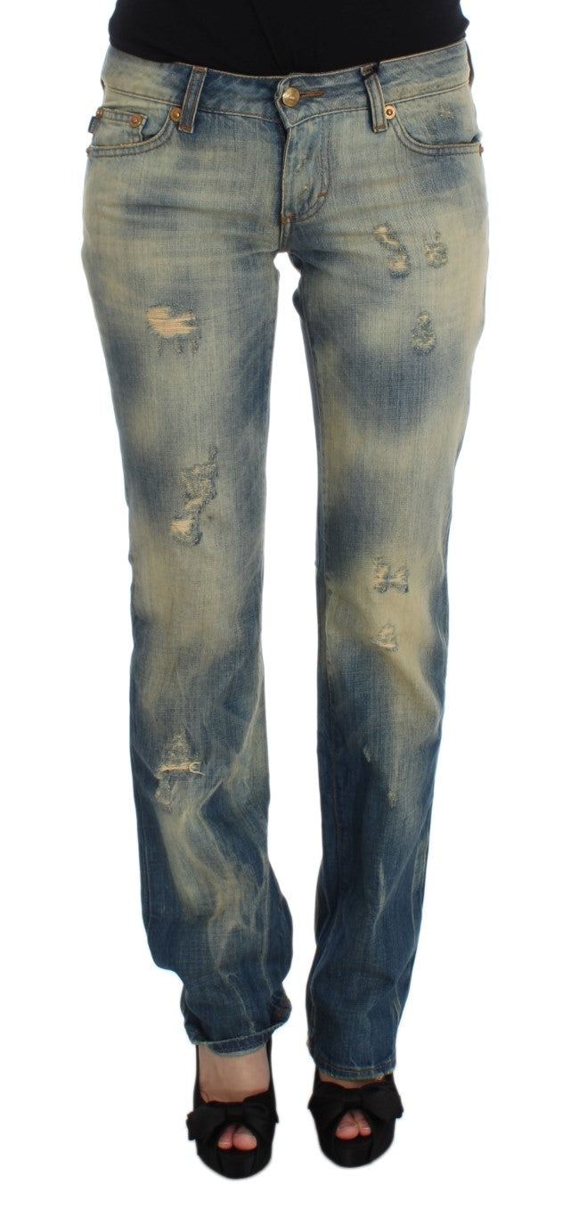 Сині джинси Cavalli Elegant Slim Bootcut