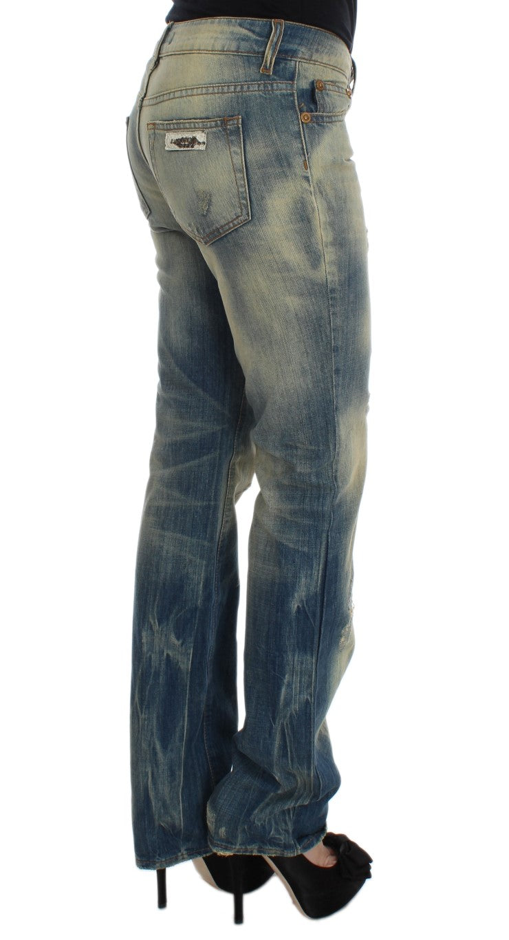 Сині джинси Cavalli Elegant Slim Bootcut