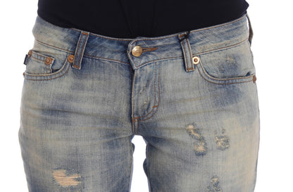 Сині джинси Cavalli Elegant Slim Bootcut