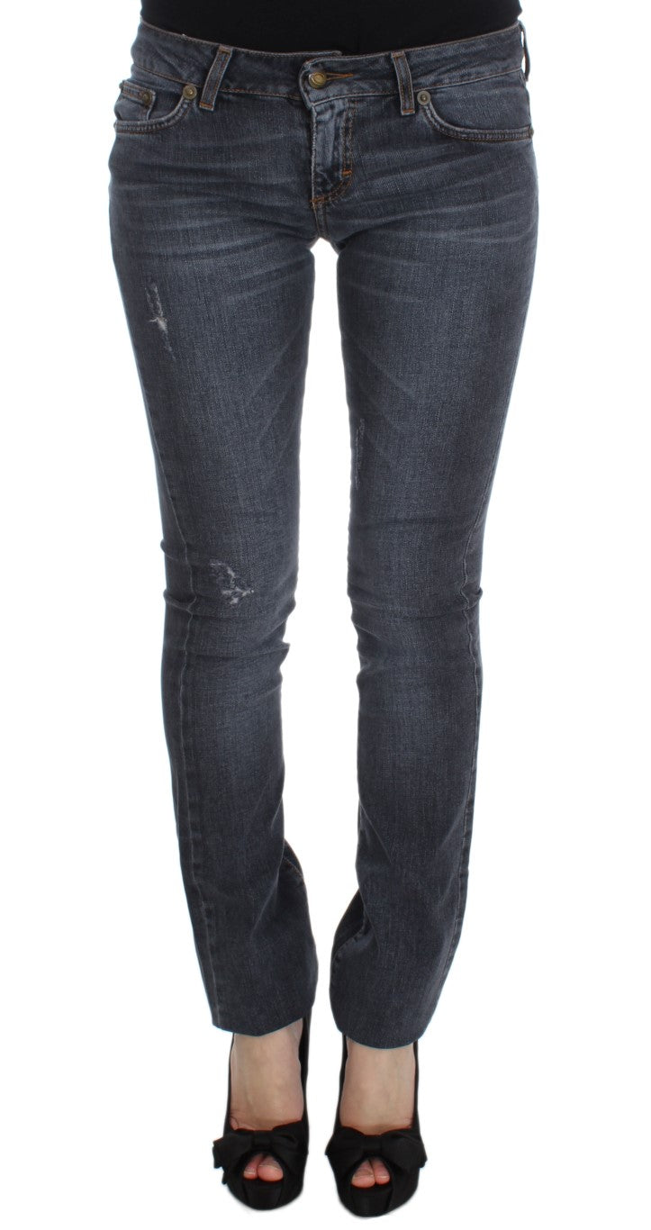 Джинси Cavalli Slim Fit Green Diamond Blue Wash