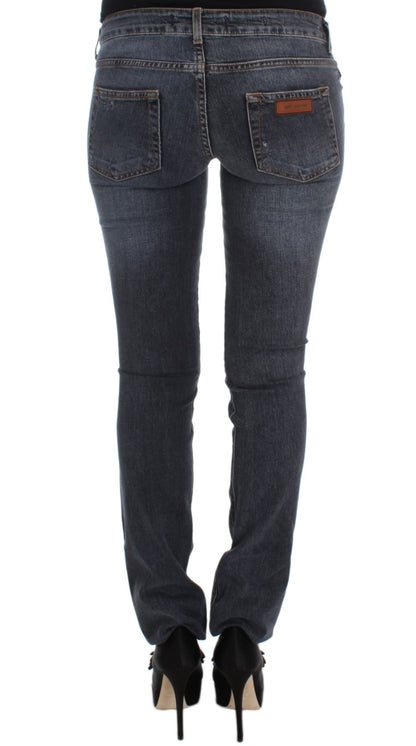 Джинси Cavalli Slim Fit Green Diamond Blue Wash