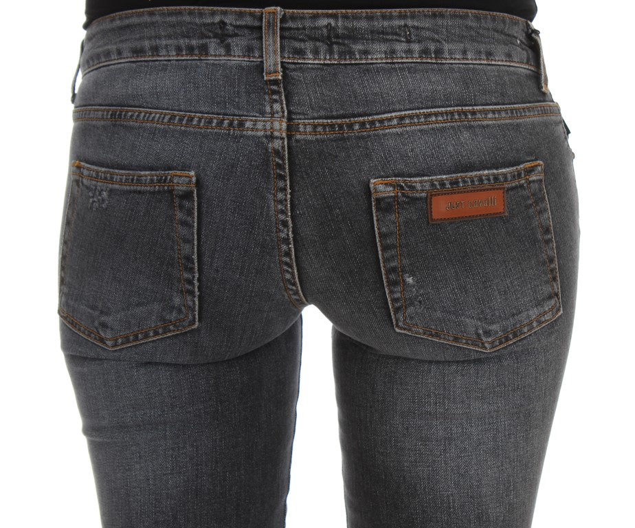Джинси Cavalli Slim Fit Green Diamond Blue Wash