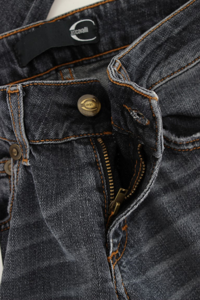 Джинси Cavalli Slim Fit Green Diamond Blue Wash