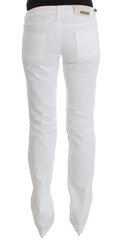Костюм National Chic Slim Fit Білі бавовняні джинси