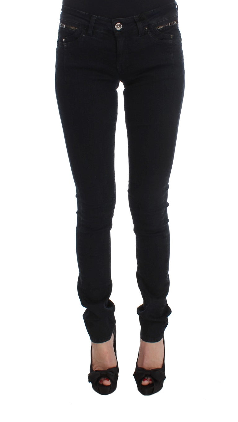 Класичні чорні класичні джинси Slim Fit у стилі National