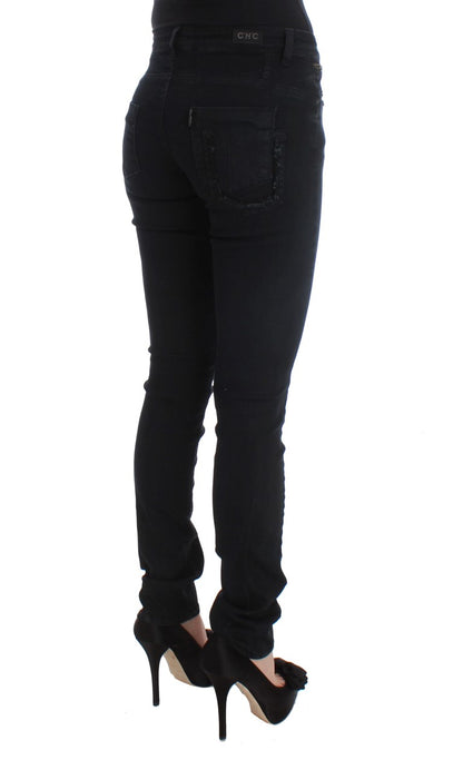 Класичні чорні класичні джинси Slim Fit у стилі National