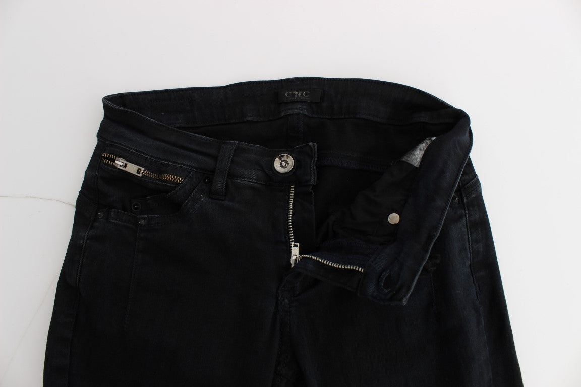 Класичні чорні класичні джинси Slim Fit у стилі National