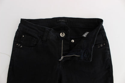 Костюм National Sleek Black Slim Fit Дизайнерські джинси