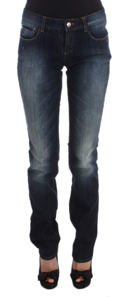 Сині дизайнерські джинси National Sleek Slim Fit