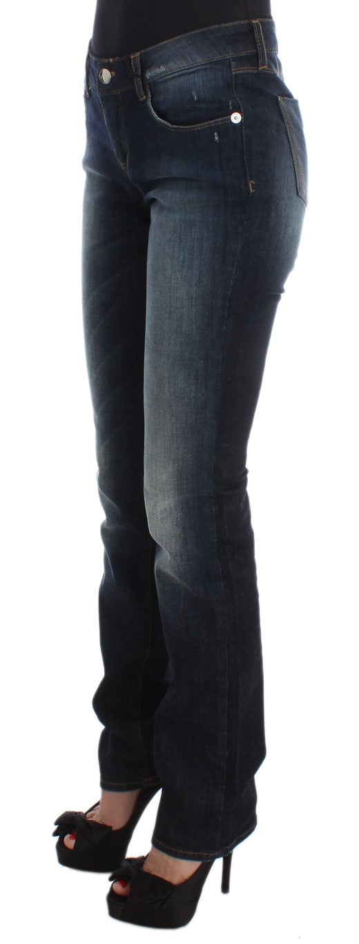 Сині дизайнерські джинси National Sleek Slim Fit