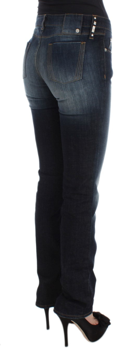 Сині дизайнерські джинси National Sleek Slim Fit