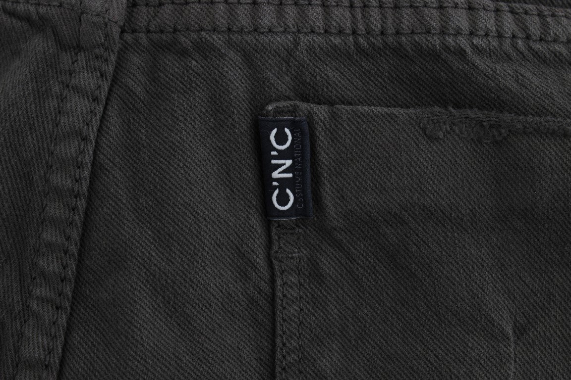 Костюм National Chic Slim Fit Зелені бавовняні джинси